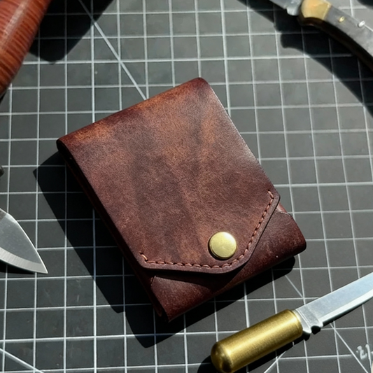Veldena™ – Handmade Vintage Leather Wallet (50% Off)