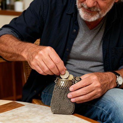 Aldric™ – Handmade 1920’s English Chainmail Purse (50% Off)