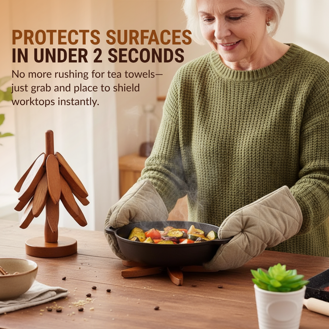 Waldrift™ – Wooden Trivet Pads (50% Off)