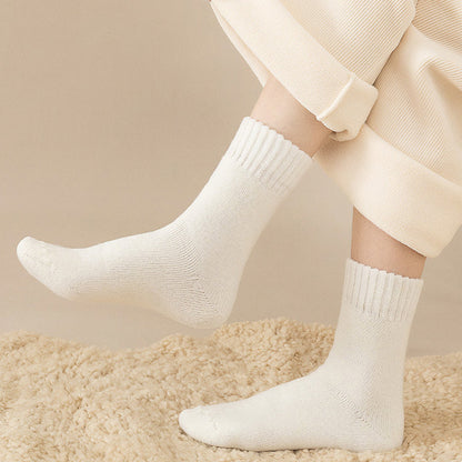 Feeluxe™ – Fleece Roll-Up Socks for Deep Warmth (1+2 Free)