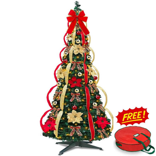 Lumiscarlet™ – Pop Up Red Christmas Tree (50% Off)