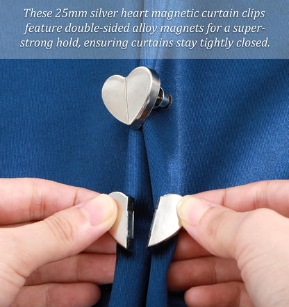 Curtessa™ – Magnetic Curtain Clips (10-Pack)