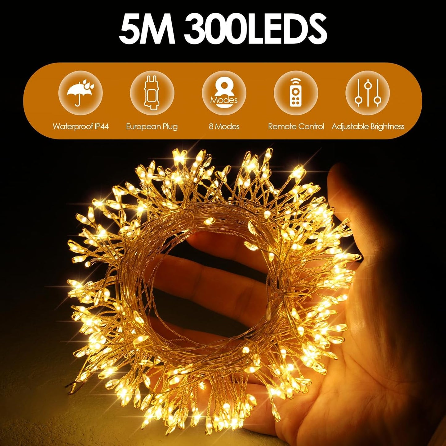 Merrilight™ –  LED Christmas Copper String Lights (50% Off)