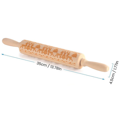 Noëlly™ – Christmas Embossing Rolling Pin (50% Off)