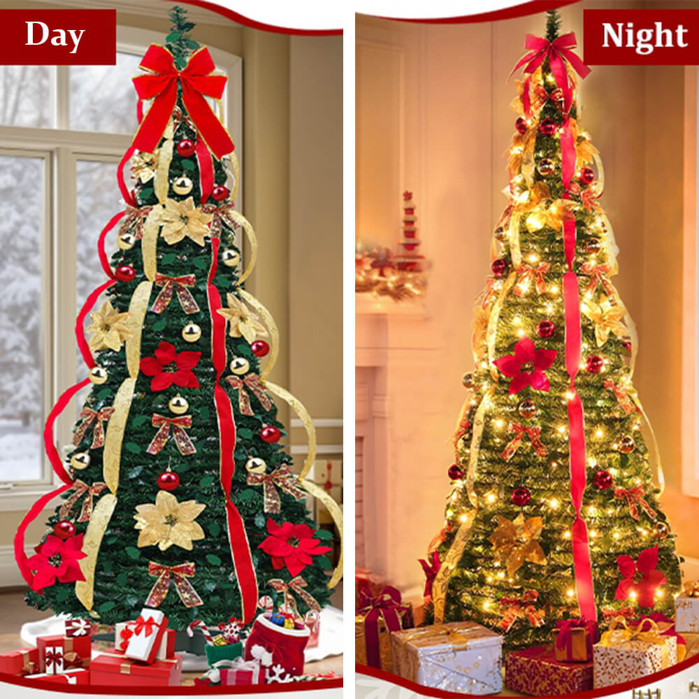 Lumiscarlet™ – Pop Up Red Christmas Tree (50% Off)