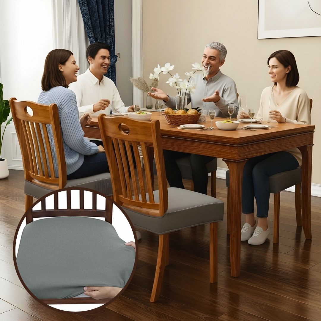 Coverelle™ – Stretch Chair Covers for Daily Protection (Set of 4)