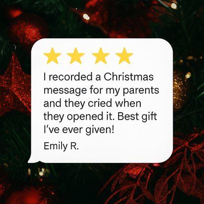 Merrydale™– Recordable Christmas Christmas Tree Bottle (50% Off)