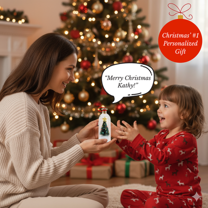 Merrydale™– Recordable Christmas Christmas Tree Bottle (50% Off)