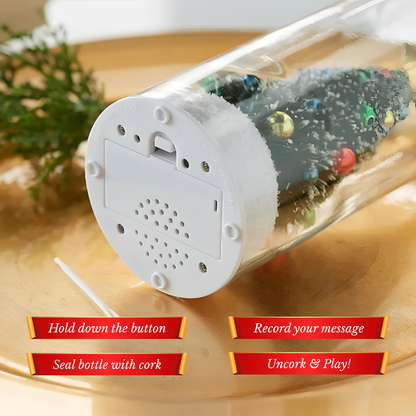 Merrydale™– Recordable Christmas Christmas Tree Bottle (50% Off)