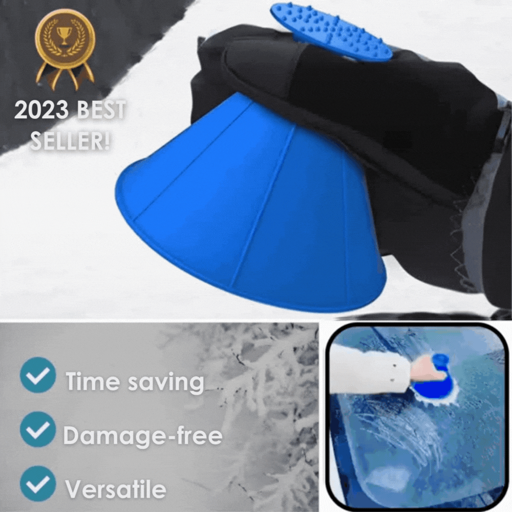 GlaciTek™ – Heavy-Duty Car Window Ice Scraper (1+1 Free)