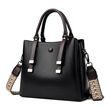 Seloura™ – Structured PU Leather Handbag (50% Off)