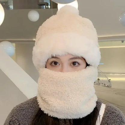 Frozelle™ – Plush Winter Hat & Neck Warmer Set (50% Off)