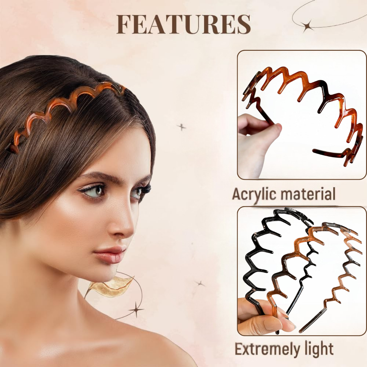 Lunetra™ – Zigzag Grip Headband (1+2 Free)