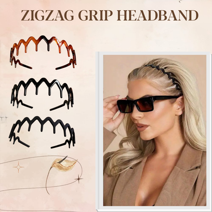 Lunetra™ – Zigzag Grip Headband (1+2 Free)