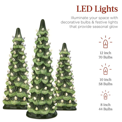 Merrydale™ – Homemade Ceramic Christmas Tree with LED Lights (2+1 Free)