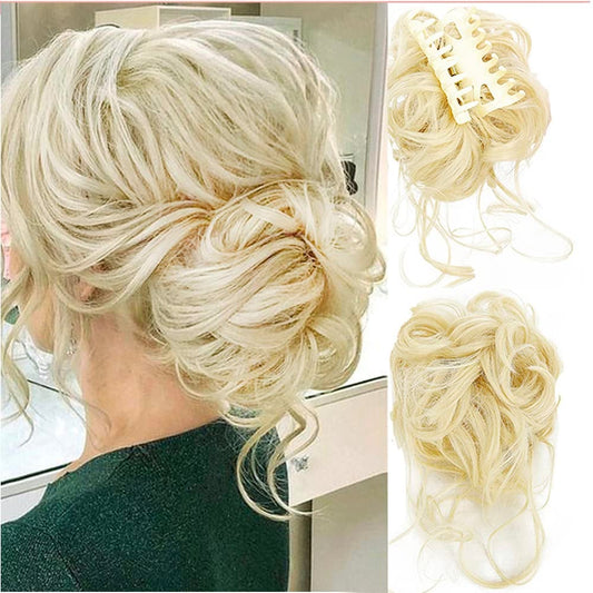 Lunisse™ – Elegant Curly Bun Hair Clip (1+1 Free)