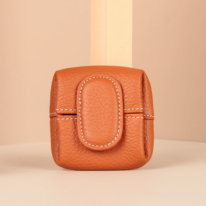 Élivéa™ – Compact Leather Coin Purse (40% Off)