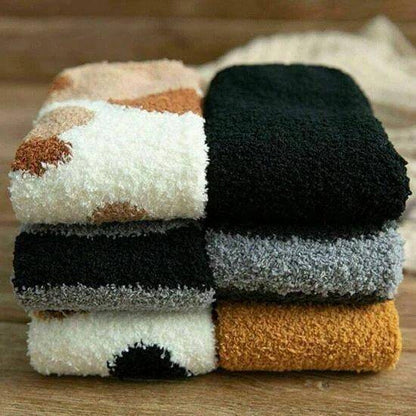 Mewcha™ – Fluffy Cat Paw Socks  (2+3 Free)