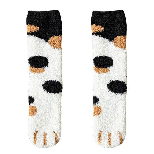 Mewcha™ – Fluffy Cat Paw Socks  (2+3 Free)