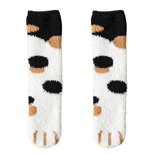 Mewcha™ – Fluffy Cat Paw Socks  (2+3 Free)