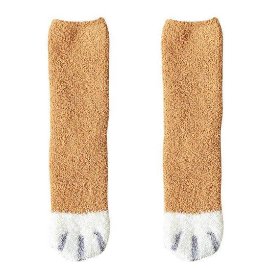 Mewcha™ – Fluffy Cat Paw Socks  (2+3 Free)