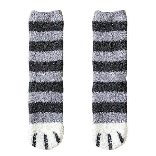 Mewcha™ – Fluffy Cat Paw Socks  (2+3 Free)