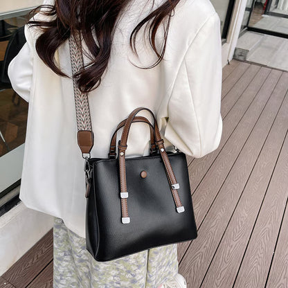 Seloura™ – Structured PU Leather Handbag (50% Off)