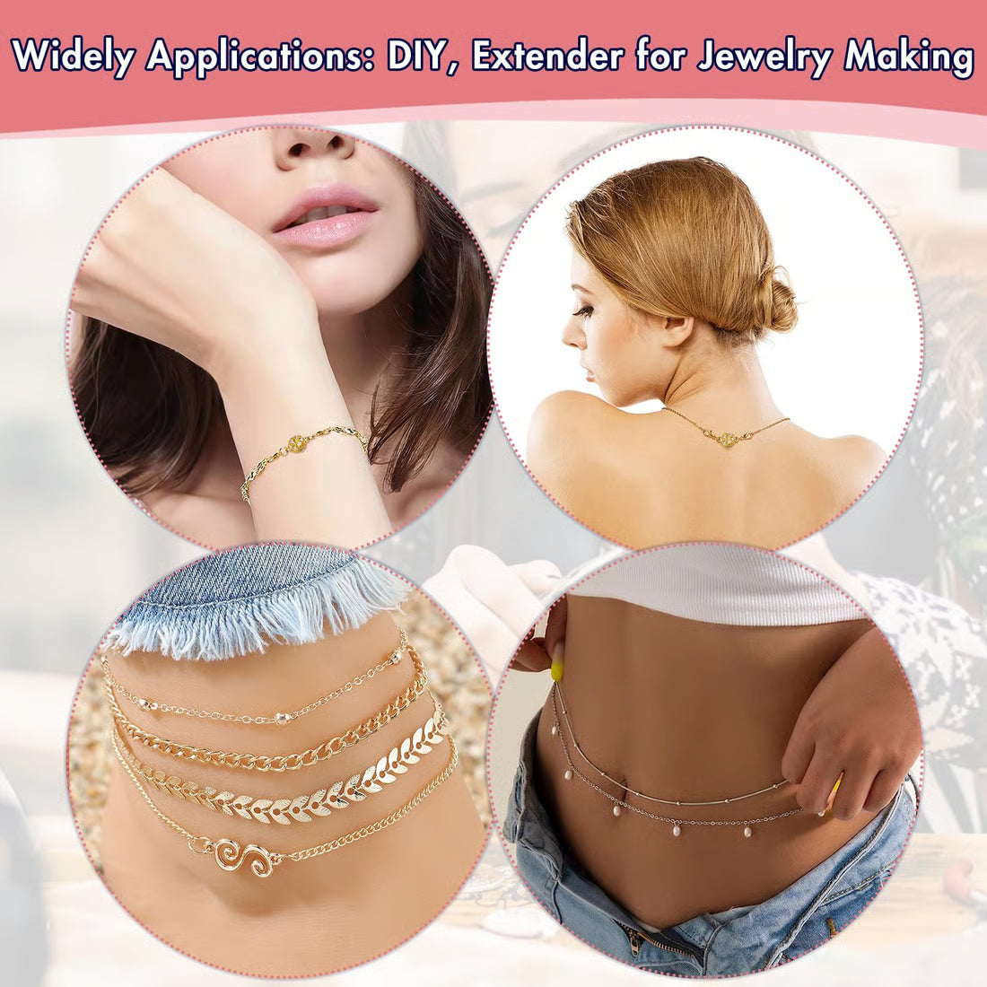 Claspella™ – Magnetic Necklace Clasp Connectors (12 Pcs)