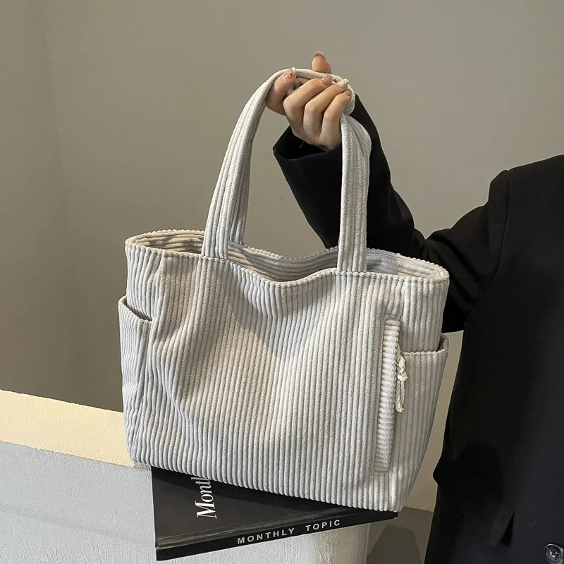 Cordelley™ –  Cozy Corduroy Tote Bag (50% Off)
