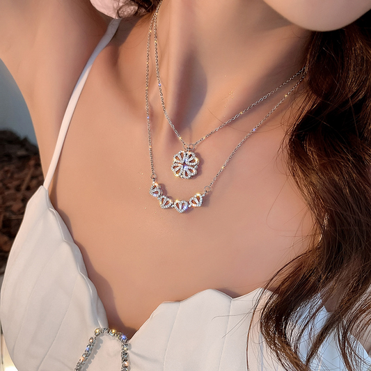 Cloverelle™ – Sparkling Clover Pendant Necklace (1+1 Free)