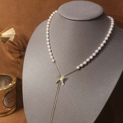 Pearlora™ – Pearl Butterfly Adjustable Necklace (50% Off)