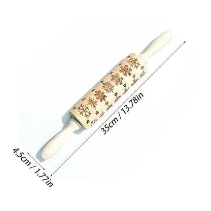 Noëlly™ – Christmas Embossing Rolling Pin (50% Off)