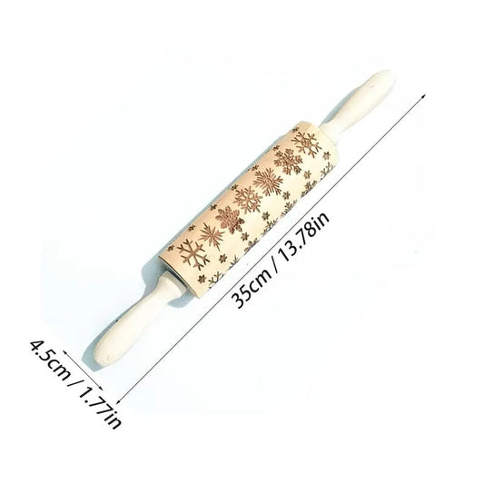 Noëlly™ – Christmas Embossing Rolling Pin (50% Off)