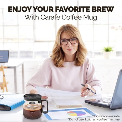 Brewbell™ - 16 Oz Pour-Over Inspired Glass Coffee Mug (50% Off)