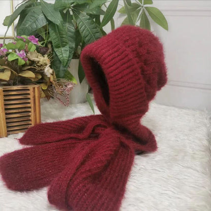 Auralyn™ – Women's Fleece-lined Knitted Hat Scarf (30% Off)