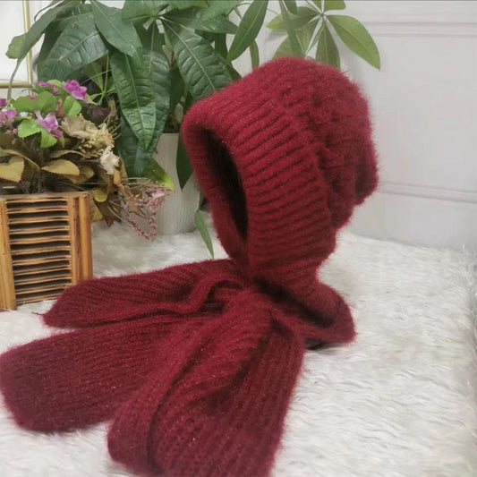 Auralyn™ – Women's Fleece-lined Knitted Hat Scarf (30% Off)