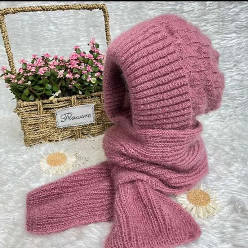 Auralyn™ – Women's Fleece-lined Knitted Hat Scarf (30% Off)