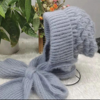 Auralyn™ – Women's Fleece-lined Knitted Hat Scarf (30% Off)