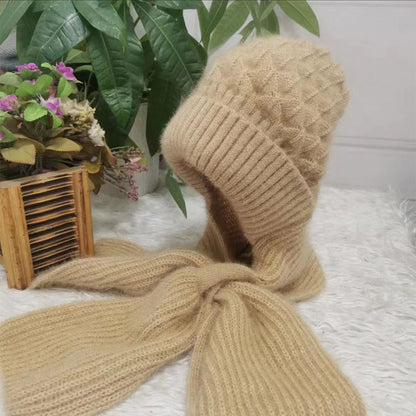 Auralyn™ – Women's Fleece-lined Knitted Hat Scarf (30% Off)