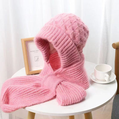 Auralyn™ – Women's Fleece-lined Knitted Hat Scarf (30% Off)