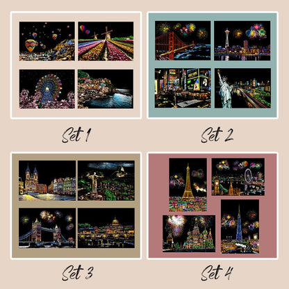 Inklume™ – Scratch Art Kit with Stylus Tool