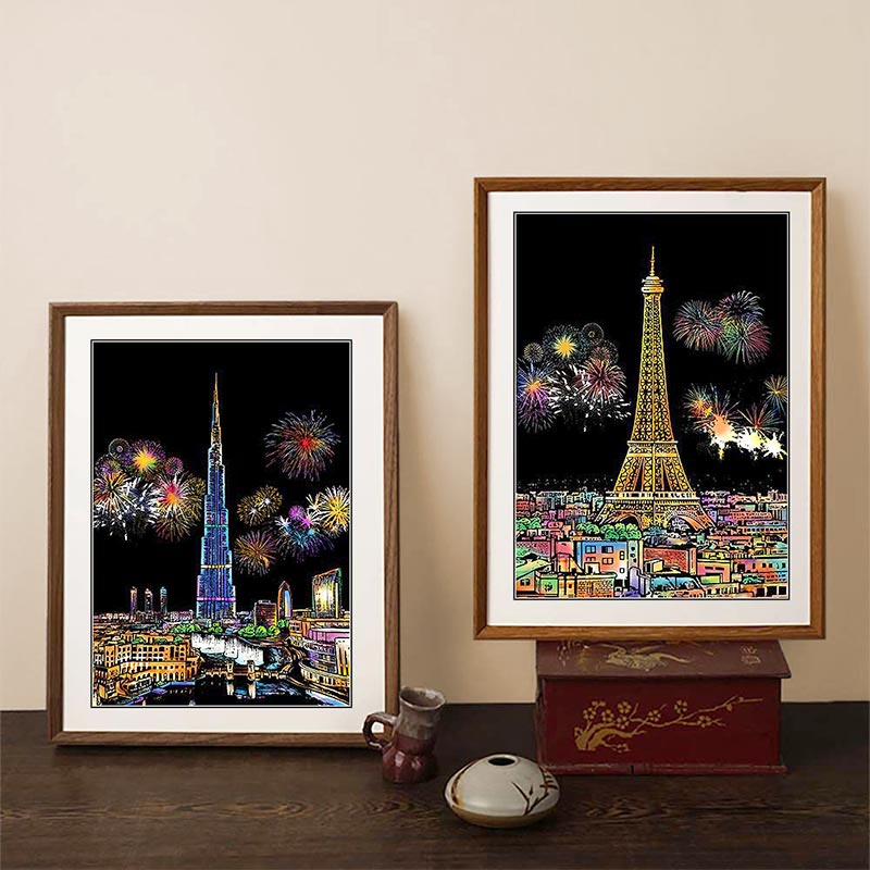 Inklume™ – Scratch Art Kit with Stylus Tool