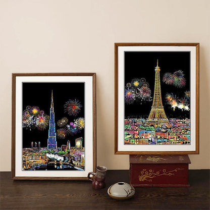 Inklume™ – Scratch Art Kit with Stylus Tool