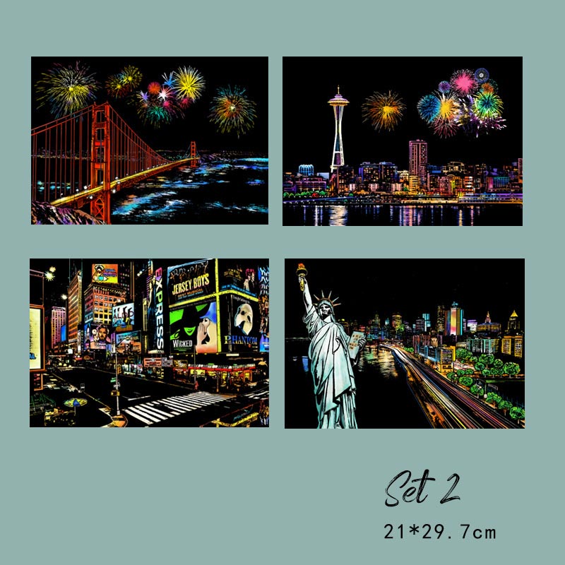 Inklume™ – Scratch Art Kit with Stylus Tool