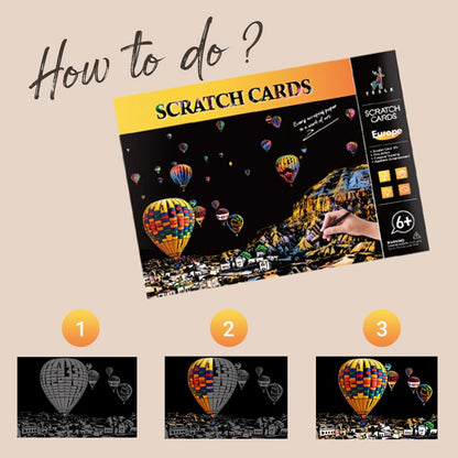 Inklume™ – Scratch Art Kit with Stylus Tool