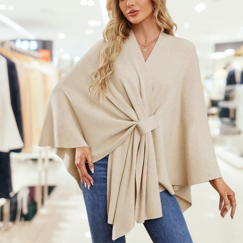 Aurelyn™ – Crossover Knit Wrap Shawl  (50% Off)