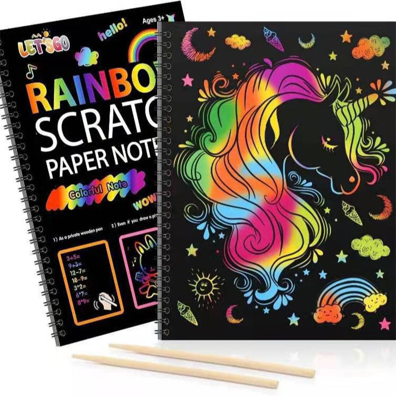 Inklume™ – Rainbow Scratch Art Booklet