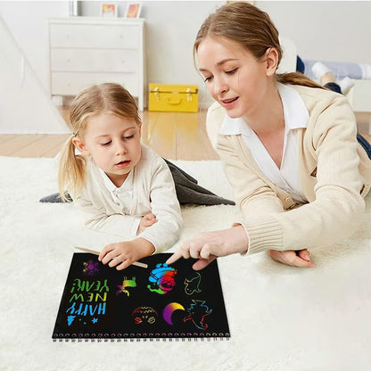 Inklume™ – Rainbow Scratch Art Booklet