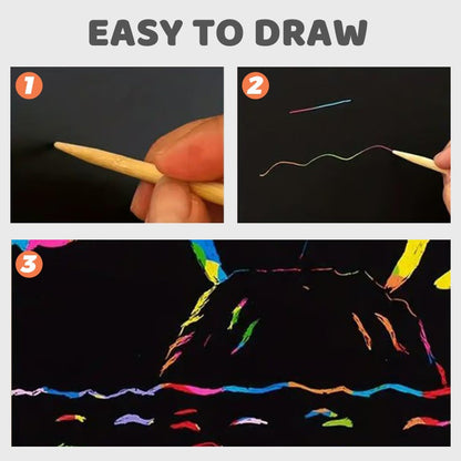 Inklume™ – Rainbow Scratch Art Booklet