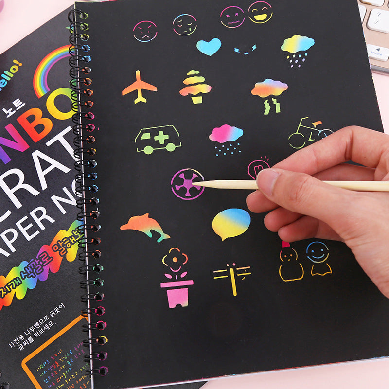 Inklume™ – Rainbow Scratch Art Booklet